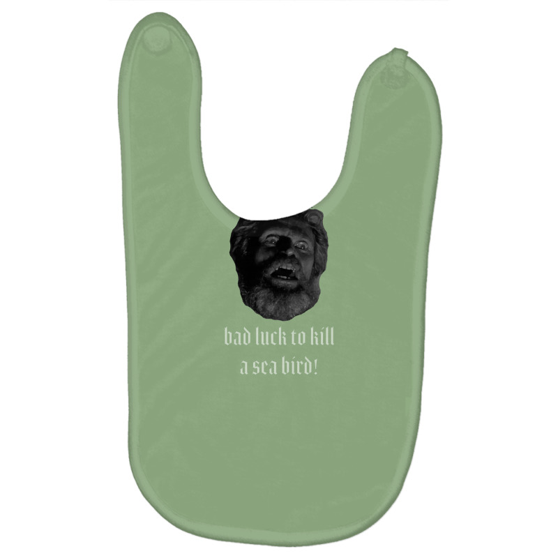 Bad Luck To Kill A Sea Bird! Baby Bibs by SaviDraws | Artistshot