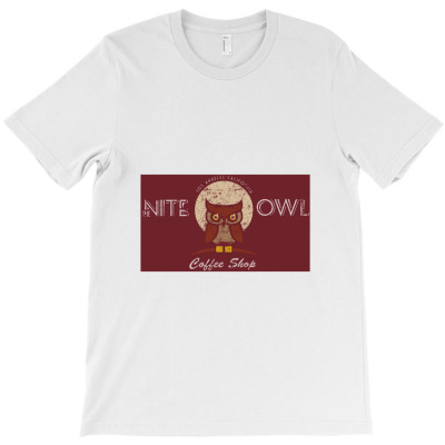 Nite Owl Coffee Shop T-shirt Designed By Pralonhitam