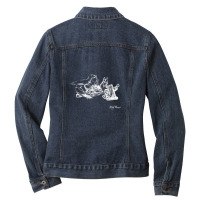 Big Thief Merch Dragon New Warm Mountain I Believe In You Ladies Denim Jacket | Artistshot