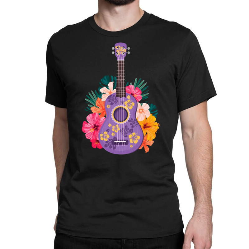 Ukulele Music Instrument Fan, Ukulele Music Instrument Fan Art, Ukulel Classic T-shirt by SHOODOD | Artistshot