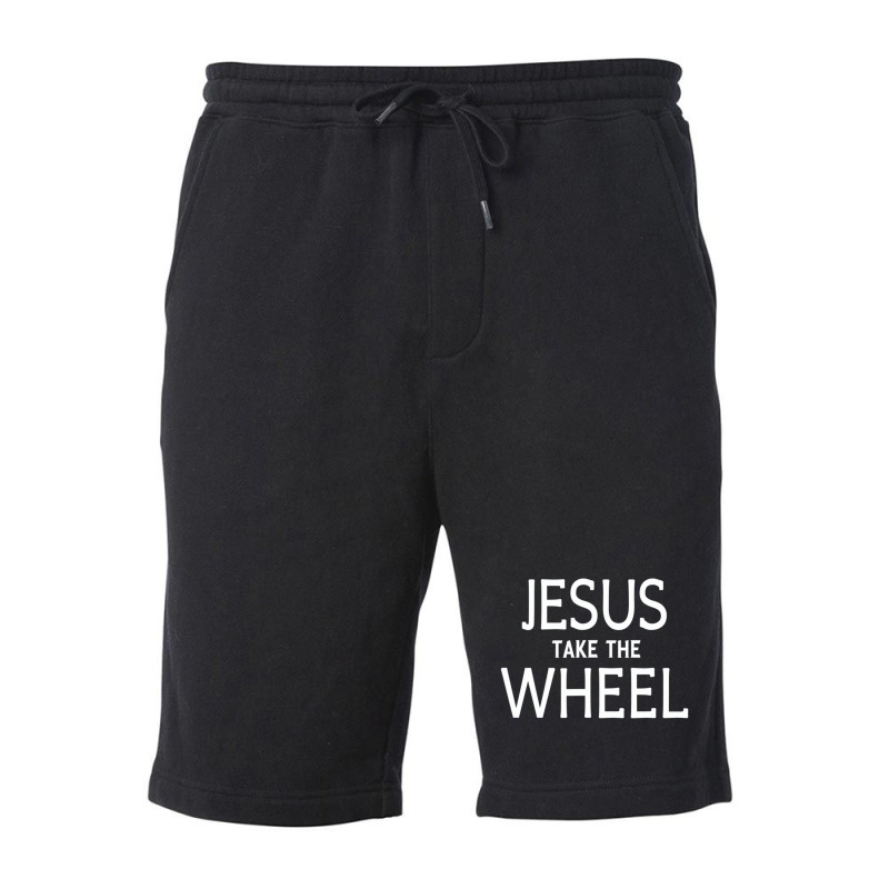 Funny Jesus Take The Wheel Happy Easter Family Gift Fleece Short | Artistshot