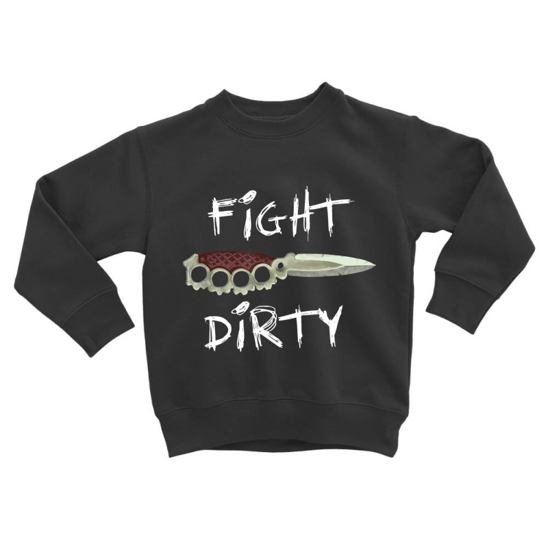 Fight Dirty Finger Or Knuckle Knife Pastel Goth Toddler Sweatshirt by Aiello Mcdade | Artistshot