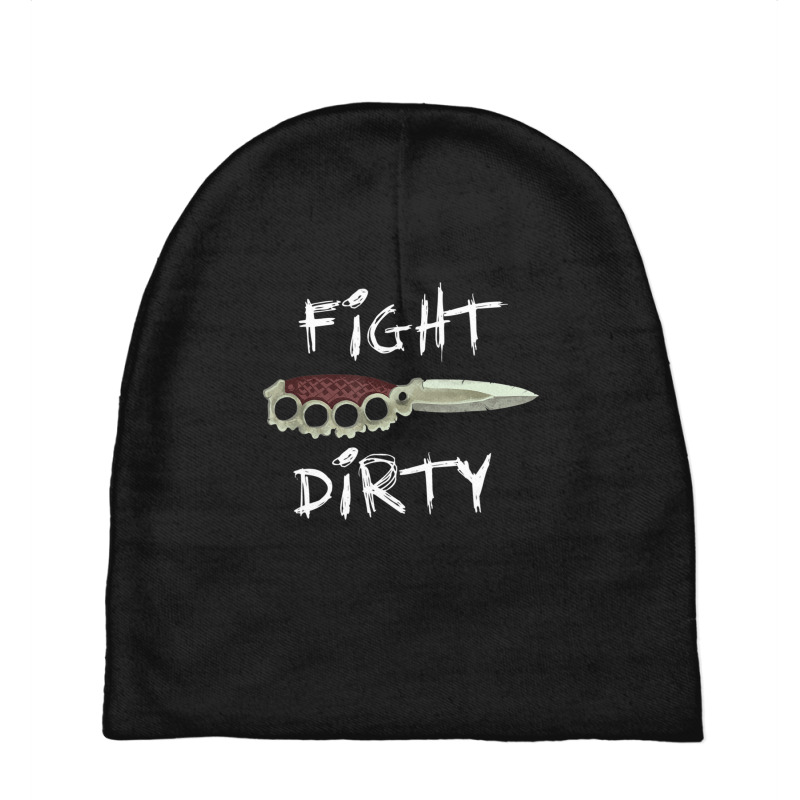 Fight Dirty Finger Or Knuckle Knife Pastel Goth Baby Beanies by Aiello Mcdade | Artistshot