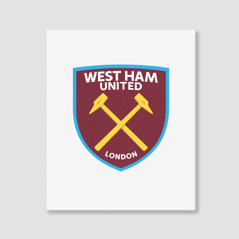 West #ham United Fc Portrait Canvas Print | Artistshot