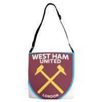 West #ham United Fc Adjustable Strap Totes | Artistshot