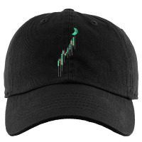 Crypto Trading Hodl Vintage Stock Chart To The Moon Kids Cap | Artistshot