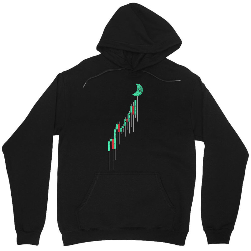 Crypto Trading Hodl Vintage Stock Chart To The Moon Unisex Hoodie by cm-arts | Artistshot