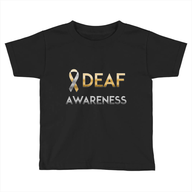 American Sign Language Deaf Awareness Toddler T-shirt by Quick Scully | Artistshot