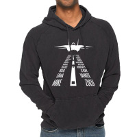 Flying F14 Tomcat Pilot Landing Phonetic Alphabet Runway Vintage Hoodie | Artistshot