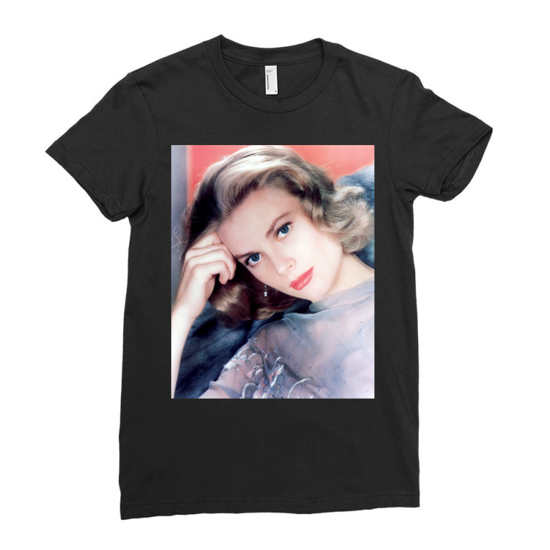 Grace Kelly Cute Ladies Fitted T-Shirt by cm-arts | Artistshot