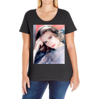 Grace Kelly Cute Ladies Curvy T-shirt | Artistshot