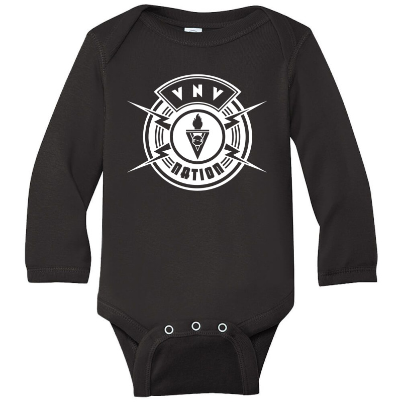 Vnv Nation Industrial Long Sleeve Baby Bodysuit | Artistshot