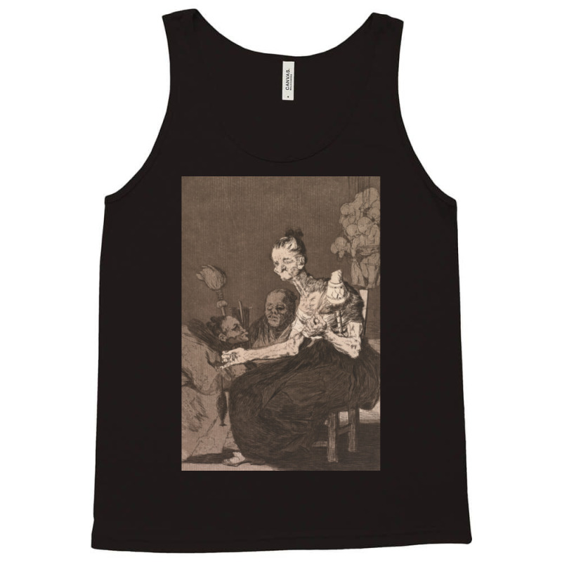 They Spin Finely By Francisco Goya Tank Top by Kuwannin528 | Artistshot