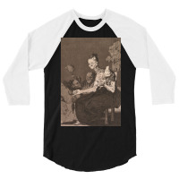 They Spin Finely By Francisco Goya 3/4 Sleeve Shirt | Artistshot