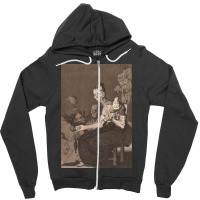 They Spin Finely By Francisco Goya Zipper Hoodie | Artistshot