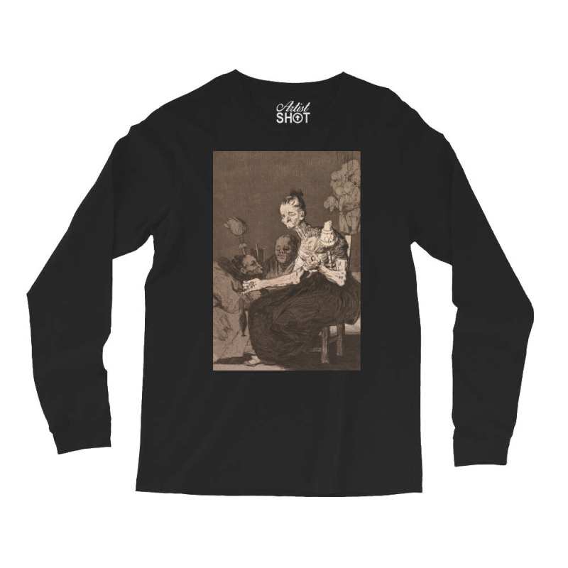 They Spin Finely By Francisco Goya Long Sleeve Shirts by Kuwannin528 | Artistshot