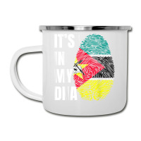 Fingerprint Dna Biometry Flag Mozambique T Shirt Camper Cup | Artistshot