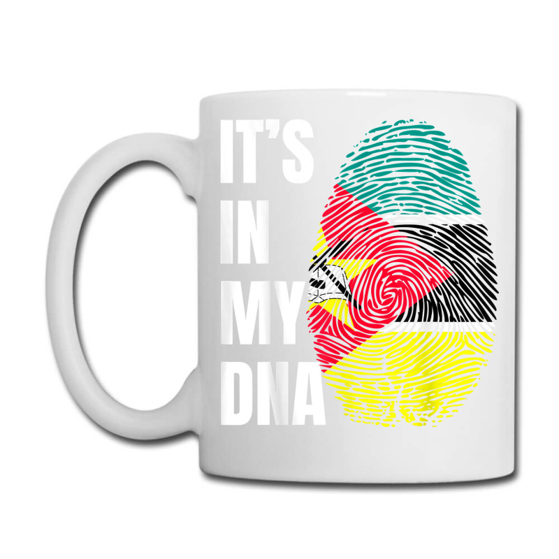 Fingerprint Dna Biometry Flag Mozambique T Shirt Coffee Mug by cm-arts | Artistshot