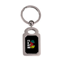 Fingerprint Dna Biometry Flag Mozambique T Shirt Silver Rectangle Keychain | Artistshot