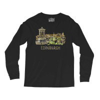 Edinburgh City Scotland Uk Souvenir Gift For Men Women T Shirt Long Sleeve Shirts | Artistshot