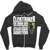 Electrician Electricity Electrician Lighting Technician T Shirt Zipper Hoodie | Artistshot