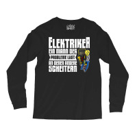 Electrician Electricity Electrician Lighting Technician T Shirt Long Sleeve Shirts | Artistshot