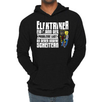 Electrician Electricity Electrician Lighting Technician T Shirt Lightweight Hoodie | Artistshot