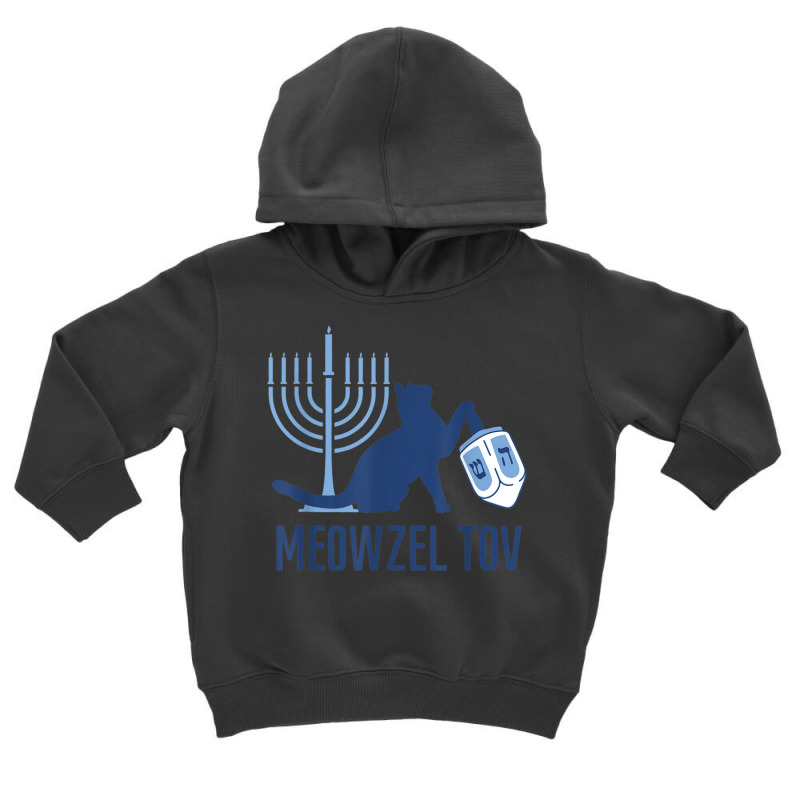 Meowzel Tov Ugly Hanukkah Funny Vintage Ugly Holiday Jewish T Shirt Toddler Hoodie | Artistshot