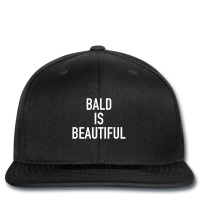 Bald Is Beautiful Sarcastic Hair Loss Quote Printed Hat | Artistshot