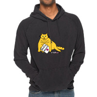 Small Cat Writes Nasty Woman Sign Kamala Vintage Hoodie | Artistshot