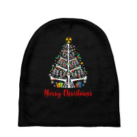 Christmas Tree Skeleton Xmas Radiology Radiologist Baby Beanies | Artistshot