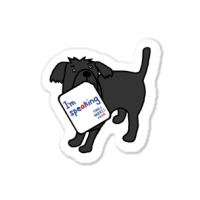 Small Dog With Kamala  Vp Debate Quote Kamala Sticker | Artistshot