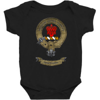 Clan Robertson Scottish Pride Family Coat Of Arms Baby Bodysuit | Artistshot