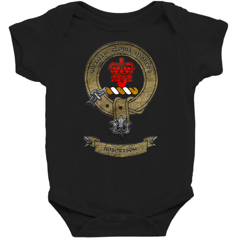 Clan Robertson Scottish Pride Family Coat Of Arms Baby Bodysuit | Artistshot