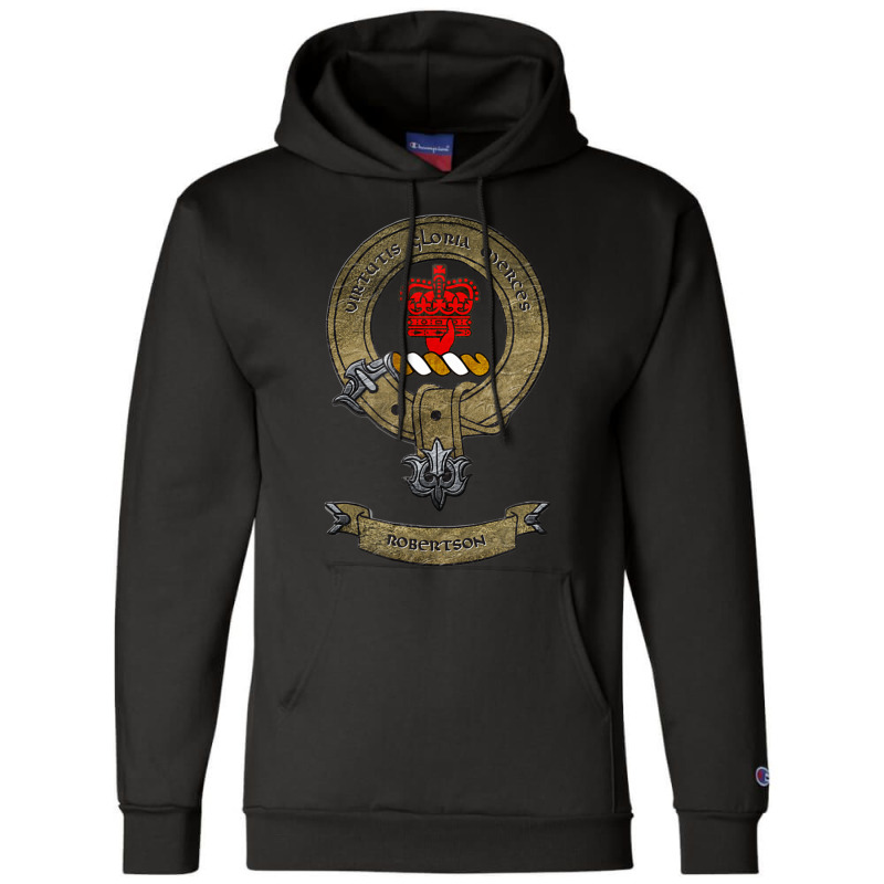 Clan Robertson Scottish Pride Family Coat Of Arms Champion Hoodie | Artistshot