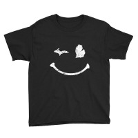 Cute Winking Michigan Mi Native Michigander Youth Tee | Artistshot