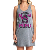 God Gifted Me Two Titles Mom Mimi Leopard Pink Wink Woman T Shirt Tank Dress | Artistshot