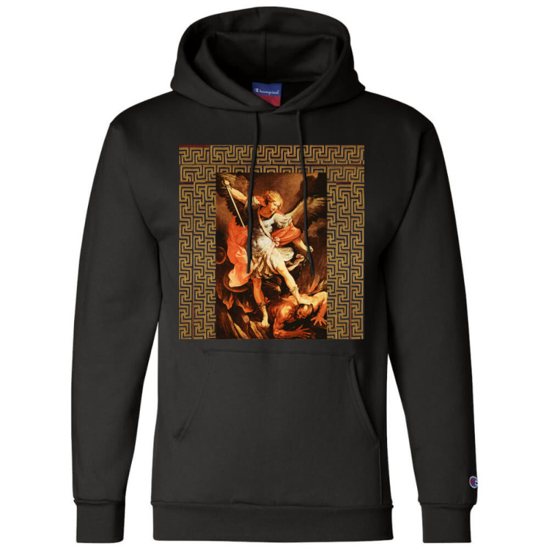 St. Michael Archangel By Guido Reni Champion Hoodie by cm-arts | Artistshot