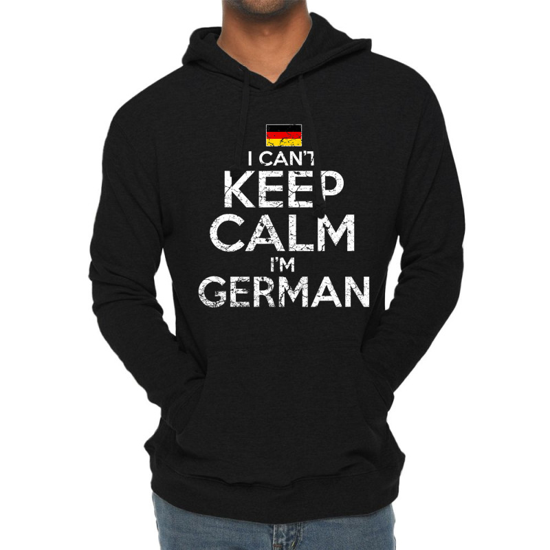 German Germany Can't Keep Calm Lightweight Hoodie by Aiello Mcdade | Artistshot