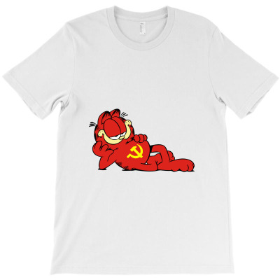 Communist Garfield T-shirt Designed By Savidraws