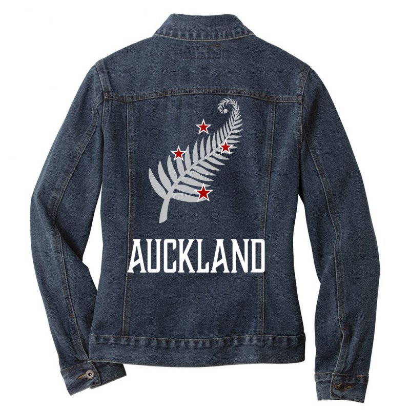 Auckland, New Zealand Zealander Kiwi Ladies Denim Jacket by Quick Scully | Artistshot