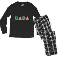 Dada Watermelon Summer Fruit Great Father's Day Men's Long Sleeve Pajama Set | Artistshot