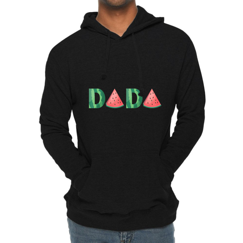 Dada Watermelon Summer Fruit Great Father's Day Lightweight Hoodie | Artistshot