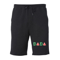 Dada Watermelon Summer Fruit Great Father's Day Fleece Short | Artistshot