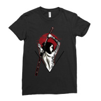 Anime Female Samurai Warrior With Samurai Swords Ladies Fitted T-shirt | Artistshot