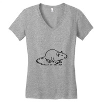 Year Of The Rat Outline Rat Women's V-neck T-shirt | Artistshot