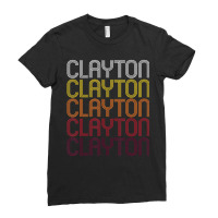 Clayton, Ny Vintage Style New York Ladies Fitted T-shirt | Artistshot