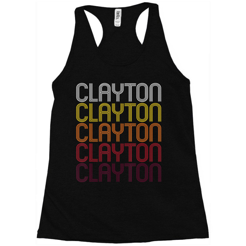 Clayton, Ny Vintage Style New York Racerback Tank by Whitfield Wolff | Artistshot