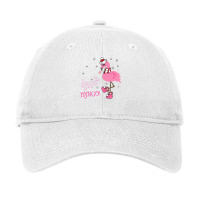 Cute Fa La La Mingo Candy Cane Christmas Flamingo Adjustable Cap | Artistshot