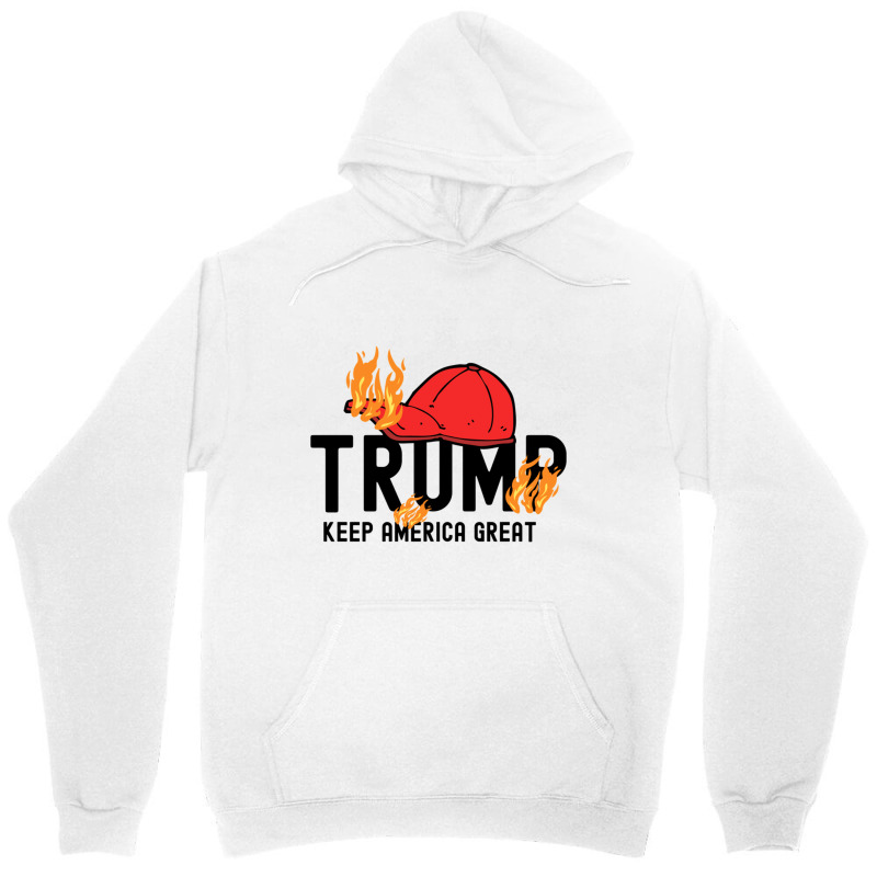 Burning Trump 2020 Hat Unisex Hoodie | Artistshot